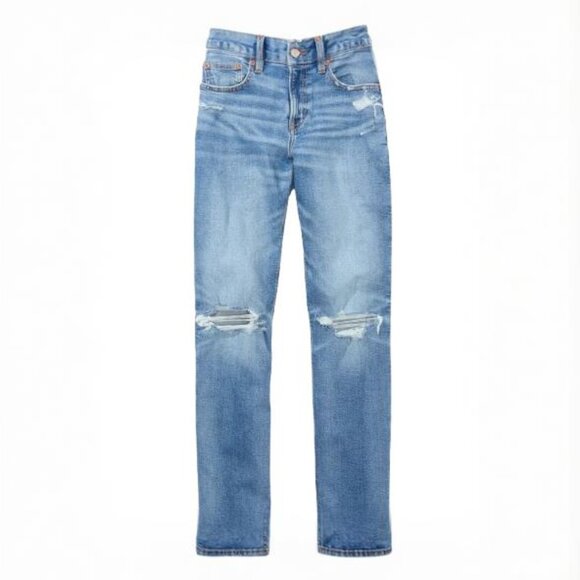 American Eagle Strigid Ripped Mom Jean - Picture 1 of 5